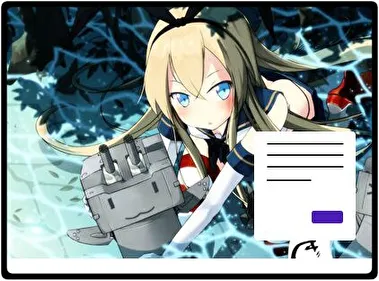 Kantai Collection theme for Windows 11