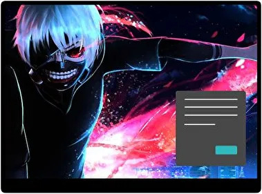 Ken Kaneki Dark theme for Windows 11