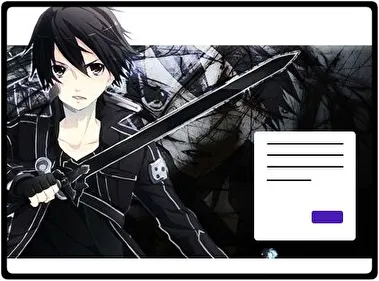 Kirito theme for Windows 11