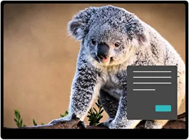 Koala Dark theme for Windows 11