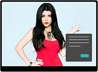 Kourtney Kardashian Dark theme for Windows 11