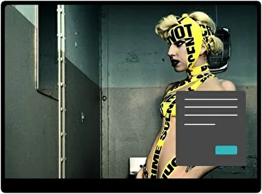 Lady Gaga Dark theme for Windows 11