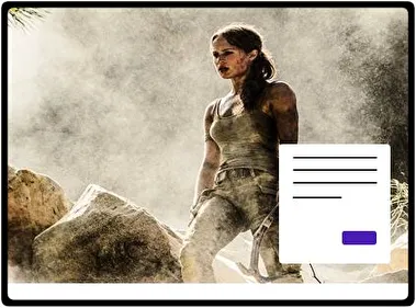 Lara Croft theme for Windows 11