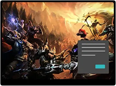 League Legends Dark theme for Windows 11