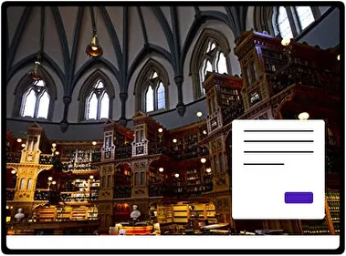 Library theme for Windows 11