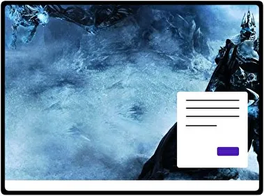 Lich King World of Warcraft theme for Windows 11