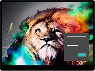 Lion Dark theme for Windows 11