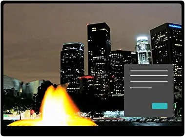 Los Angeles Dark theme for Windows 11