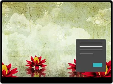 Lotus Flower Dark theme for Windows 11