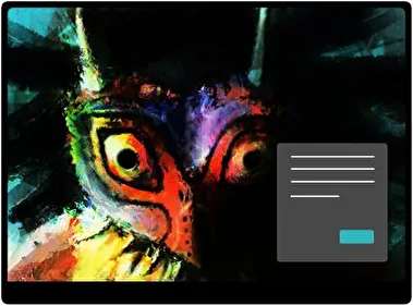 Majoras Mask Dark theme for Windows 11