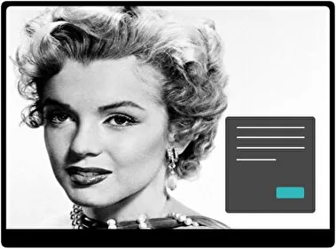 Marilyn Monroe1 Dark theme for Windows 11