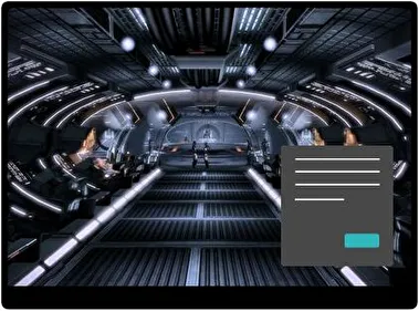 Mass Effect Normandy Dark theme for Windows 11