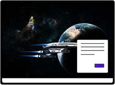 Mass Effect Normandy theme for Windows 11