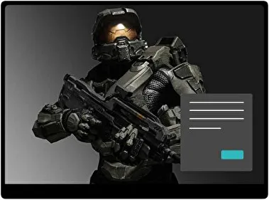 Master Chief Dark theme for Windows 11