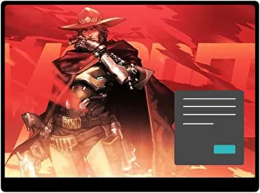 McCree Dark theme for Windows 11