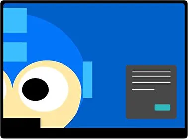 Megaman Dark theme for Windows 11