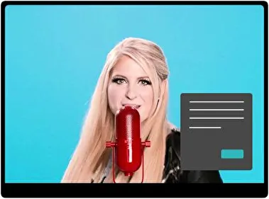 Meghan Trainor1 Dark theme for Windows 11