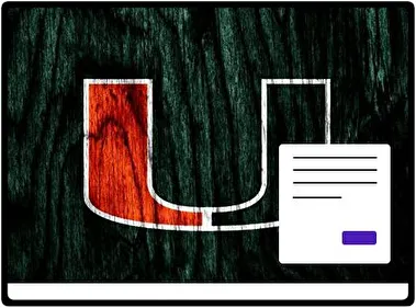 Miami Hurricanes theme for Windows 11