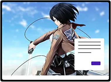 Mikasa Ackerman theme for Windows 11