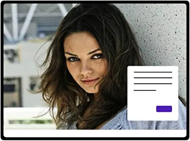 Mila Kunis1 theme for Windows 11