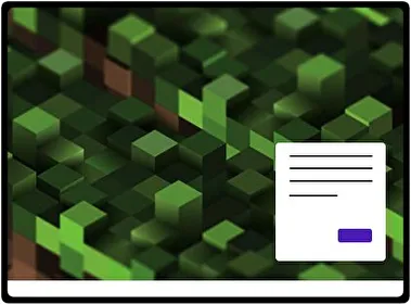 Minecraft theme for Windows 11