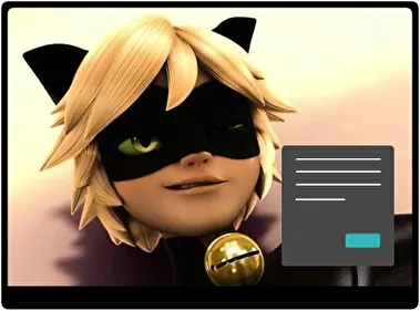 Miraculous Tales of Ladybug and Cat Noir Dark theme for Windows 11