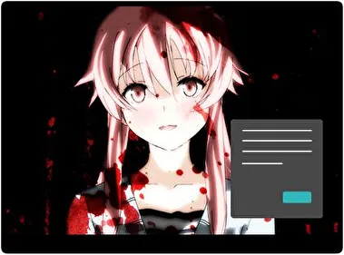 Mirai Nikki Dark theme for Windows 11