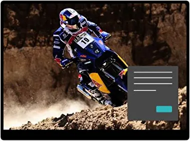 Motocross Dark theme for Windows 11