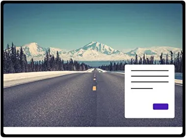 Mountains on Horizon theme for Windows 11