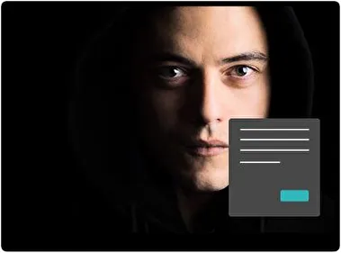 Mr Robot Dark theme for Windows 11