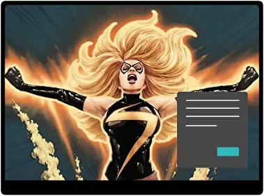 Ms Marvel Dark theme for Windows 11