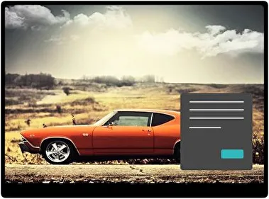 Muscle Car Dark theme for Windows 11