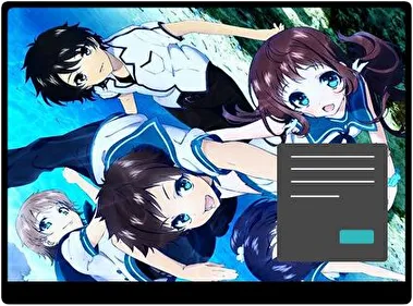 Nagi No Asukara Dark theme for Windows 11