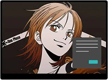 Nami One Piece Dark theme for Windows 11