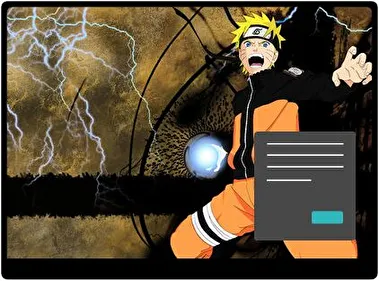 Naruto Uzumaki Dark theme for Windows 11