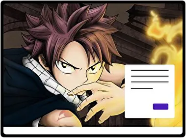 Natsu Dragneel theme for Windows 11