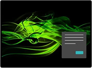 Neon Green Dark theme for Windows 11