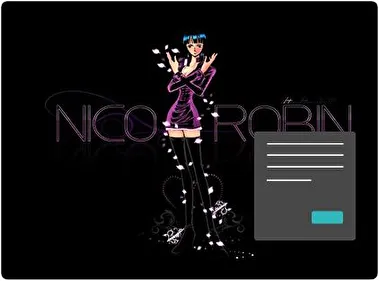 Nico Robin Dark theme for Windows 11