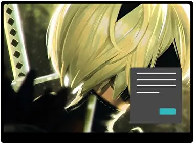 Nier Automata Dark theme for Windows 11