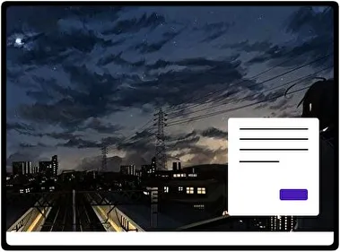Night Scenery Anime theme for Windows 11