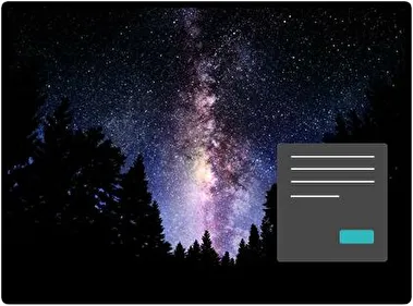 Night Sky Dark theme for Windows 11