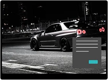 Nissan Skyline Dark theme for Windows 11