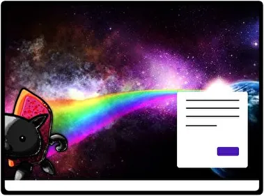 Nyan Cat theme for Windows 11