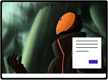Obito Uchina theme for Windows 11