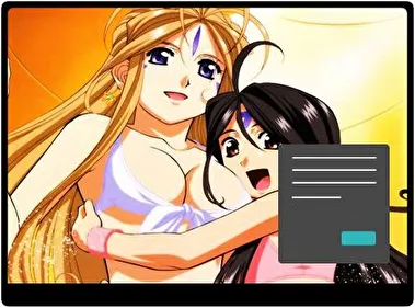 Oh My Goddess Dark theme for Windows 11