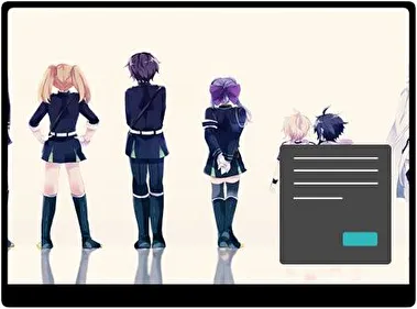 Owari No Seraph Dark theme for Windows 11