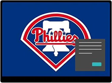 Philadelphia Phillies Dark theme for Windows 11