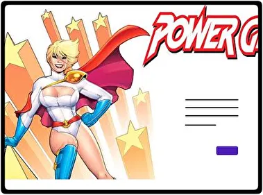 Power Girl theme for Windows 11