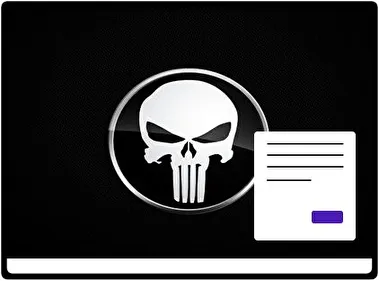 Punisher theme for Windows 11