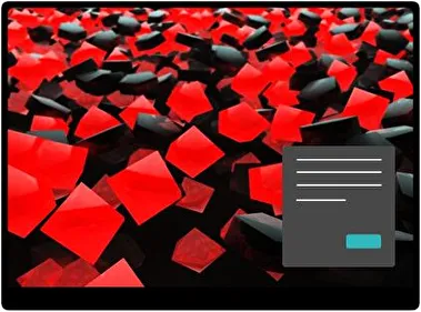 Red and Black Dark theme for Windows 11